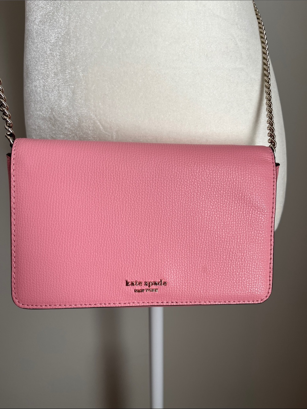 Kate Spade Sylvia Chain Wallet — Rococo Pink